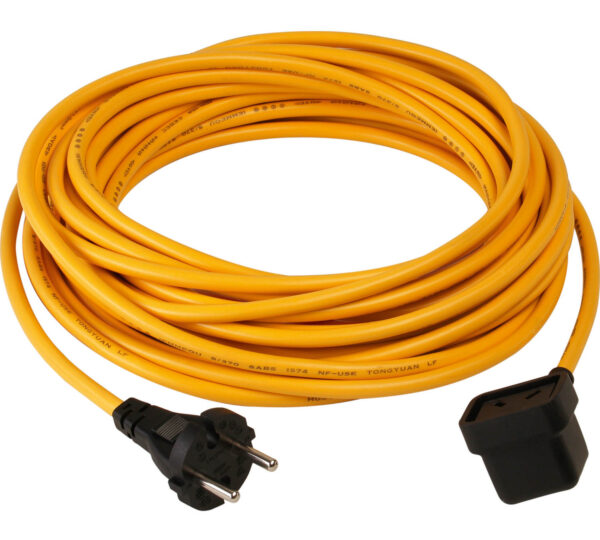 Cavo di alimentazione 3 x 1,0 mm², 20 m, giallo