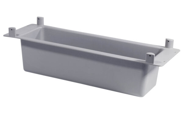 Contentore portaoggetti TopBox, grigio