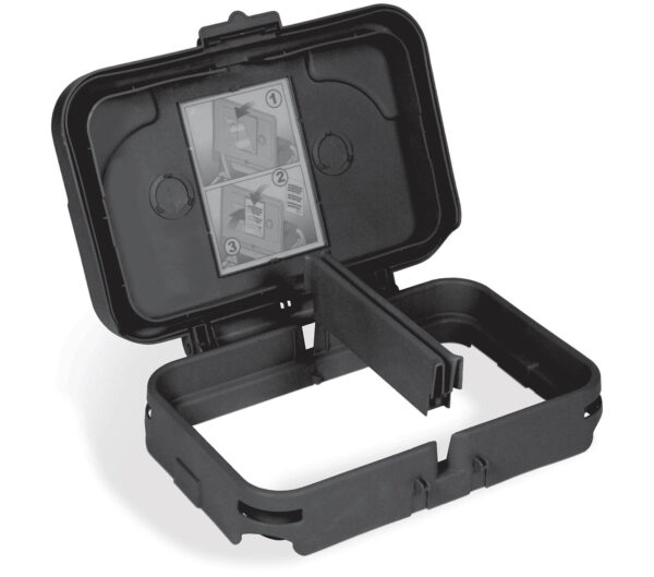Portarifiuti universale 2 x 70 / 1 x 120 litri, nero